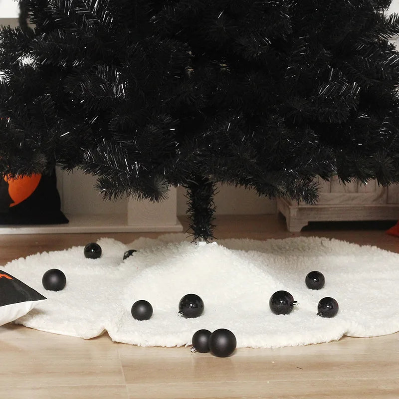 Black Artificial Christmas Tree PVC Encrypted Christmas Tree 1.2m-2.1m Family Party Christmas Halloween Atmosphere Decoration