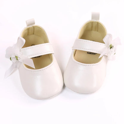 Scarpe da principessa per bambina 0-18 mesi, scarpe per i primi passi con suola morbida, scarpe singole alla moda e versatili.