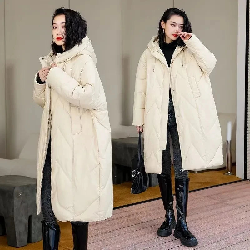 2025 Chinese-style Retro Ladies Cotton Padded Outerwear Temperament Korean Version Thick Women's Winter Parkas Jacket
