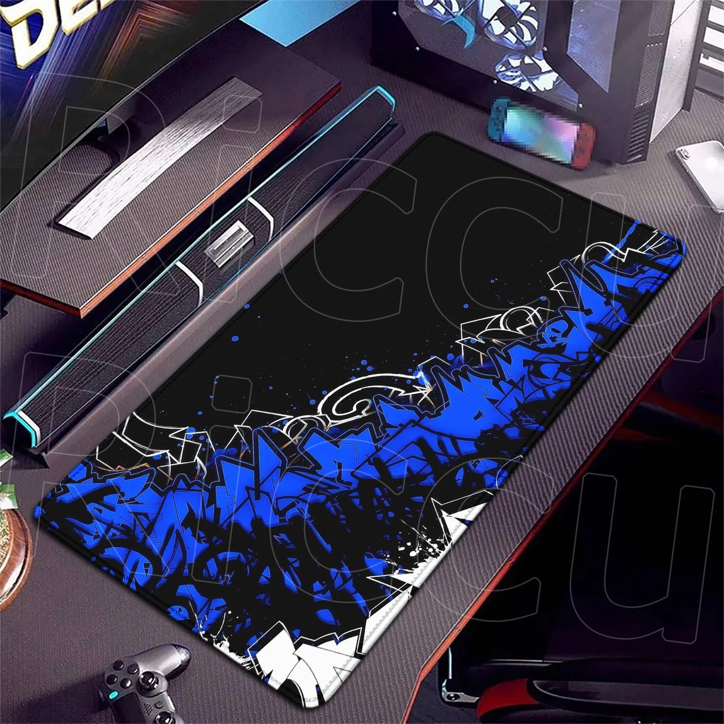 HD 400x900mm Street Graffiti Art Gaming Mouse Pad Table Pad Mousepad XXL Computer expand Rubber accessories Keyboard Desk mat