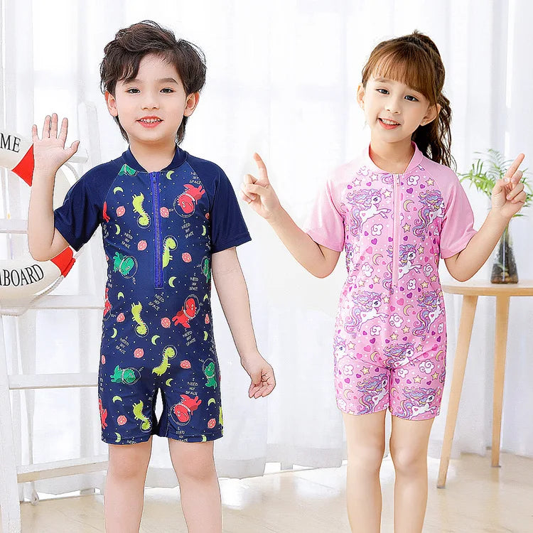 Costume da bagno per bambini e ragazzi, maniche lunghe, stampa frutta, protezione solare, costume da bagno estivo per la spiaggia, taglie 3 4 5 6 7 8 10 anni