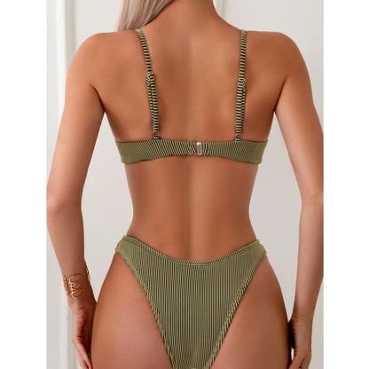 Bikini estivi sexy, costumi da bagno da donna, costumi da bagno push-up, abbigliamento da spiaggia, costumi da bagno, bikini brasiliano, set da piscina.