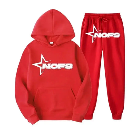 2025 uomo e donna della stessa tendenza moda felpa con cappuccio completo casual due pezzi giacca pantaloni marchio di moda stampa logo taglie S-3XL