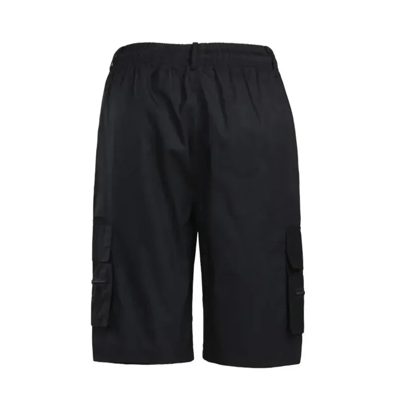 Pantaloncini tattici da uomo Delta Core Cargos con simbolo geometrico, tessuto elasticizzato in quattro direzioni, tasca di sicurezza nascosta, elastico in vita per palestra e fitness.