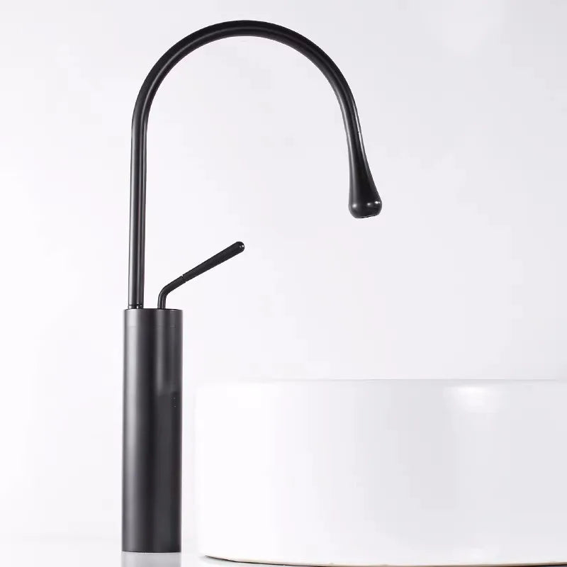Kitchen brass Faucet Pull Out Stream Sprayer Deck Mounted Matte Black Mixer Tap 360 Degree Rotation  Kitchen Sink Hot Cold Taps