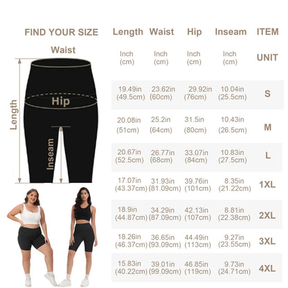 S-XXXL Bike Shorts Women High Waist 3 Pockets Workout Yoga Shorts Stretch Gym Fitness Comfort Ready to Wear Activeweanning Pants