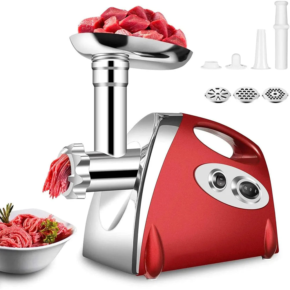 Electric Meat Grinder Multi-functional Household Meat Mincer Sausage Grinder Stainless Steel Food Processor Sausage Stuffer