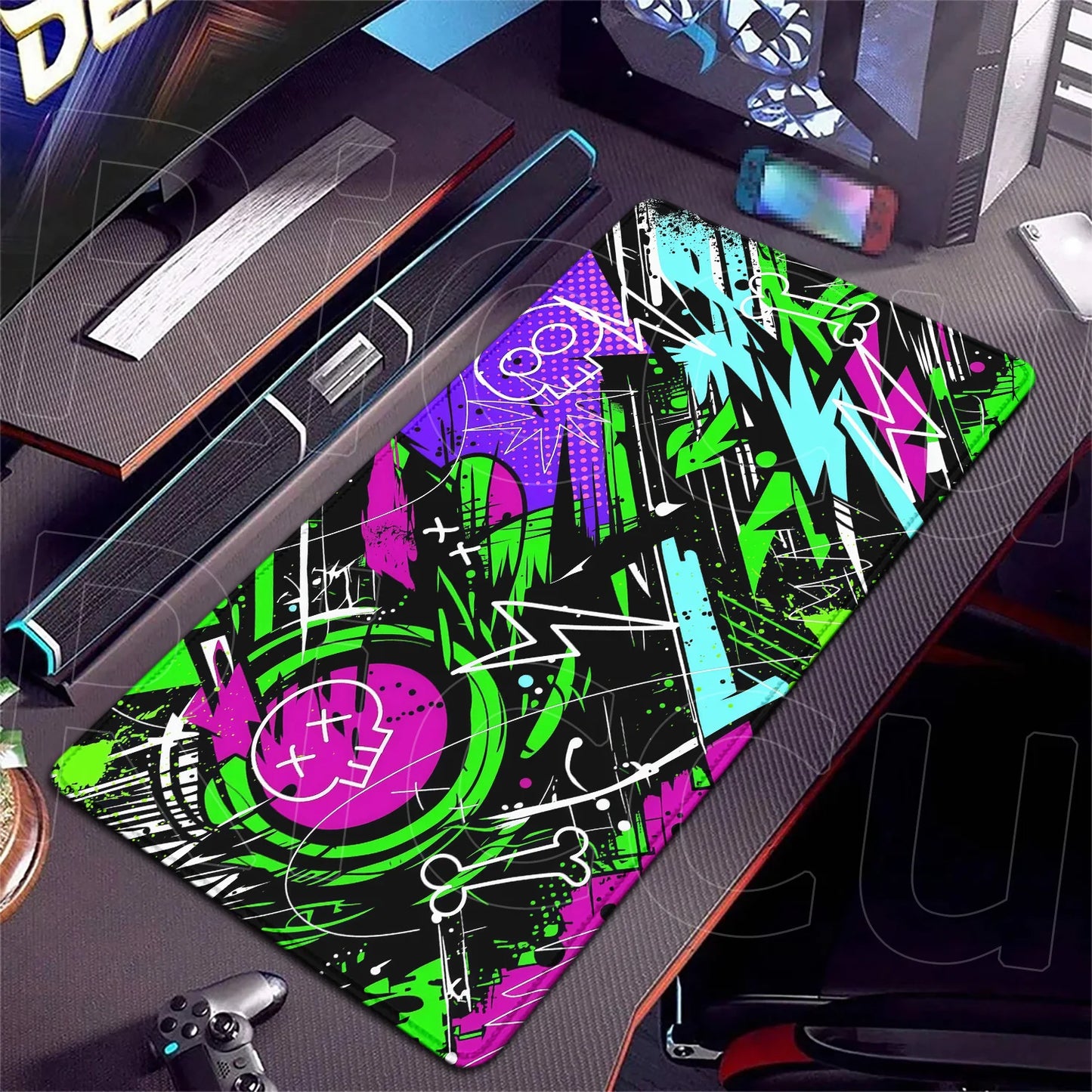 HD 400x900mm Street Graffiti Art Gaming Mouse Pad Table Pad Mousepad XXL Computer expand Rubber accessories Keyboard Desk mat