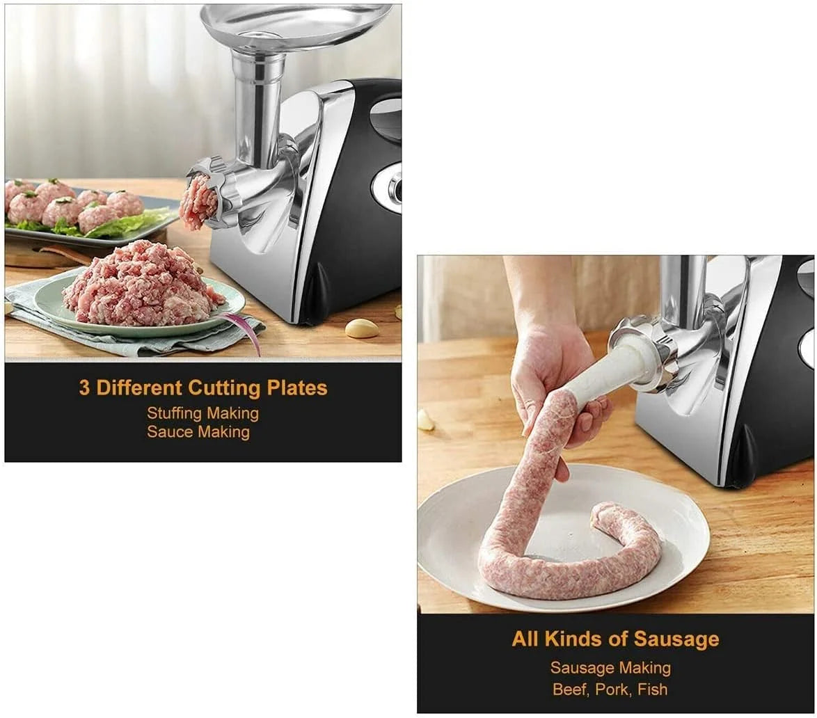 Electric Meat Grinder Multi-functional Household Meat Mincer Sausage Grinder Stainless Steel Food Processor Sausage Stuffer