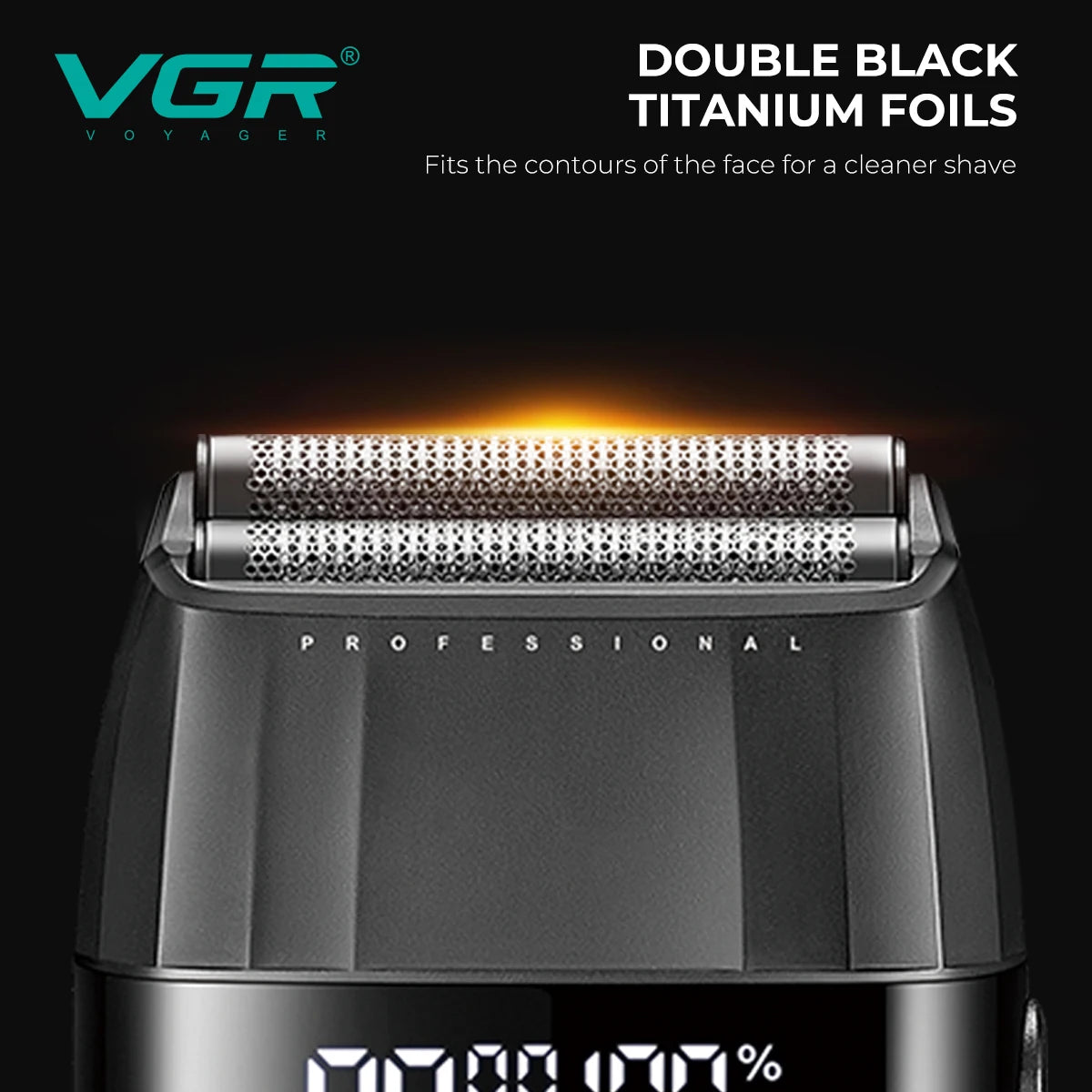 VGR Hair Trimmer Professional 9000 RPM Hair Clipper Cordless Hair Cutting Machine Rechargeable Metal Trimmer for Men V-640 S3