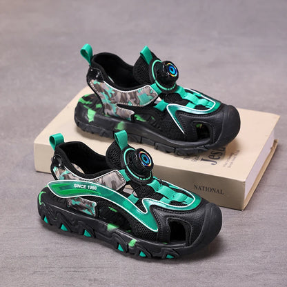 Scarpe da spiaggia antiscivolo Summer Brand Sandali per bambini Scarpe casual comode per bambine Scarpe basse da principessa con fiori per bambini