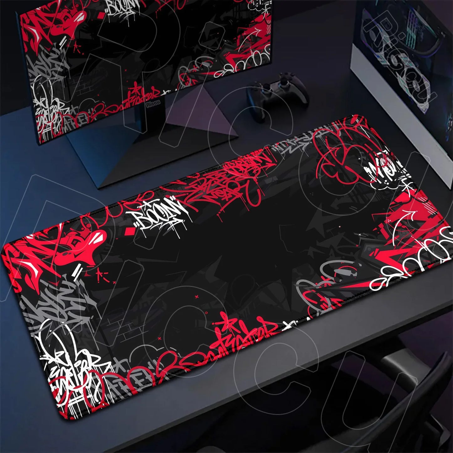 HD 400x900mm Street Graffiti Art Gaming Mouse Pad Table Pad Mousepad XXL Computer expand Rubber accessories Keyboard Desk mat