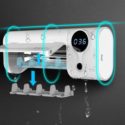 Multifunctional UV rechargable Toothbrush sterilizer holder portable for electric toothbrushes disinfection drying
