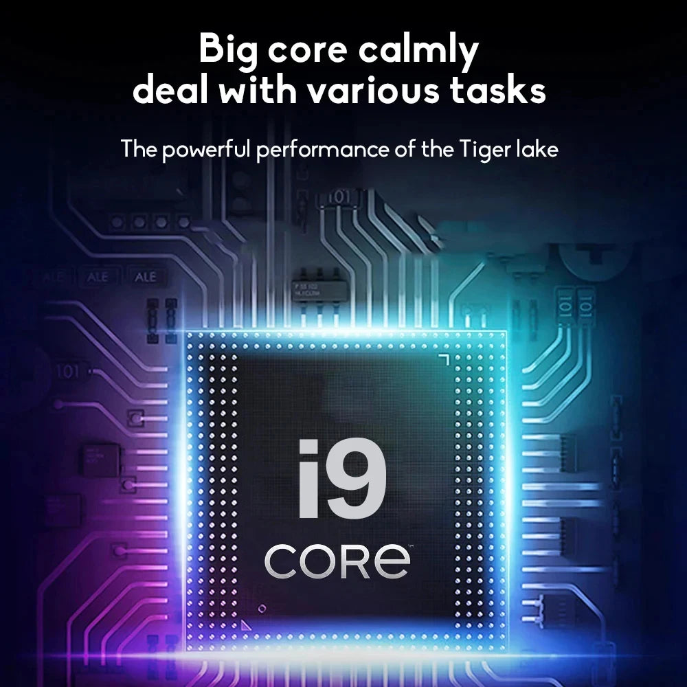 2026 New Core i9-10980HK 14.1 inch Laptop Computer Portable Windows 11 Pro Notebook 16GB RAM 1TB 2TB SSD Office Study Laptops