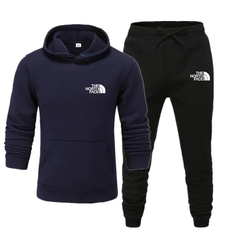Autumn and winter hot selling men's and women's casual sports outdoor jogging hoodie set, sports hoodie and sports pants set