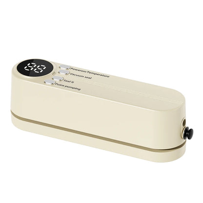 Mini macchina per sigillatura sottovuoto wireless completamente automatica, piccola e portatile, per uso domestico, per alimenti e confezionamento in plastica.