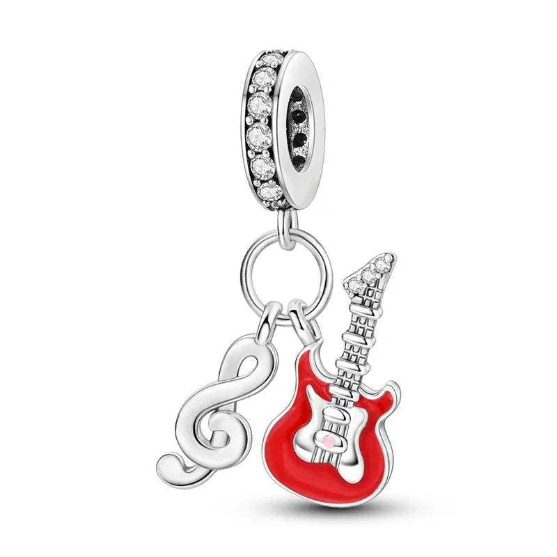 Anello romantico in argento sterling 925 con rosa, ideale per coppie, perfetto come proposta di matrimonio o per San Valentino. Ciondoli e perline adatti a collane e bracciali, perfetti per creare gioielli fai da te e regali.