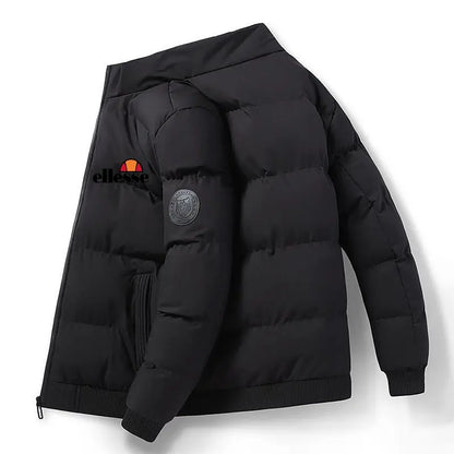 2025 new business fashion trend versatile Men's Korean Style Zipper Jacket Casual pilot coat Scarf collar slim