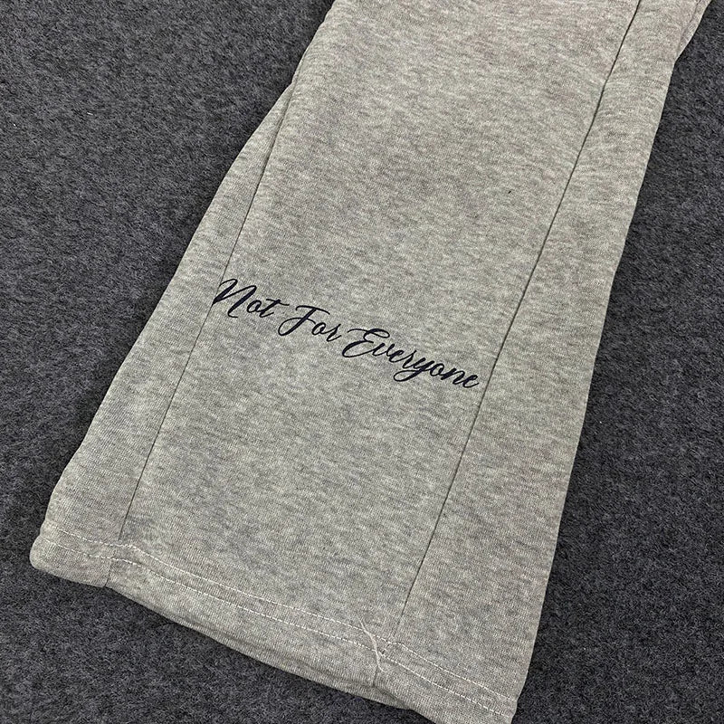 2000s Casual Women Personalized Straight Pants American Street Simple Leisure Sports Fashion Trend Letter Printing Sweatpants