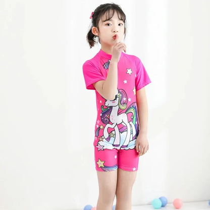 Costume da bagno per bambini e ragazzi, maniche lunghe, stampa frutta, protezione solare, costume da bagno estivo per la spiaggia, taglie 3 4 5 6 7 8 10 anni