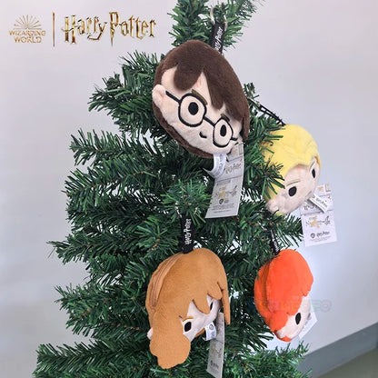 12cm Harry Potter Hanging Purses Christmas Tree Decor Cartoon Hermione Malfoy Ron Drop Ornaments