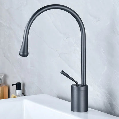 Kitchen brass Faucet Pull Out Stream Sprayer Deck Mounted Matte Black Mixer Tap 360 Degree Rotation  Kitchen Sink Hot Cold Taps