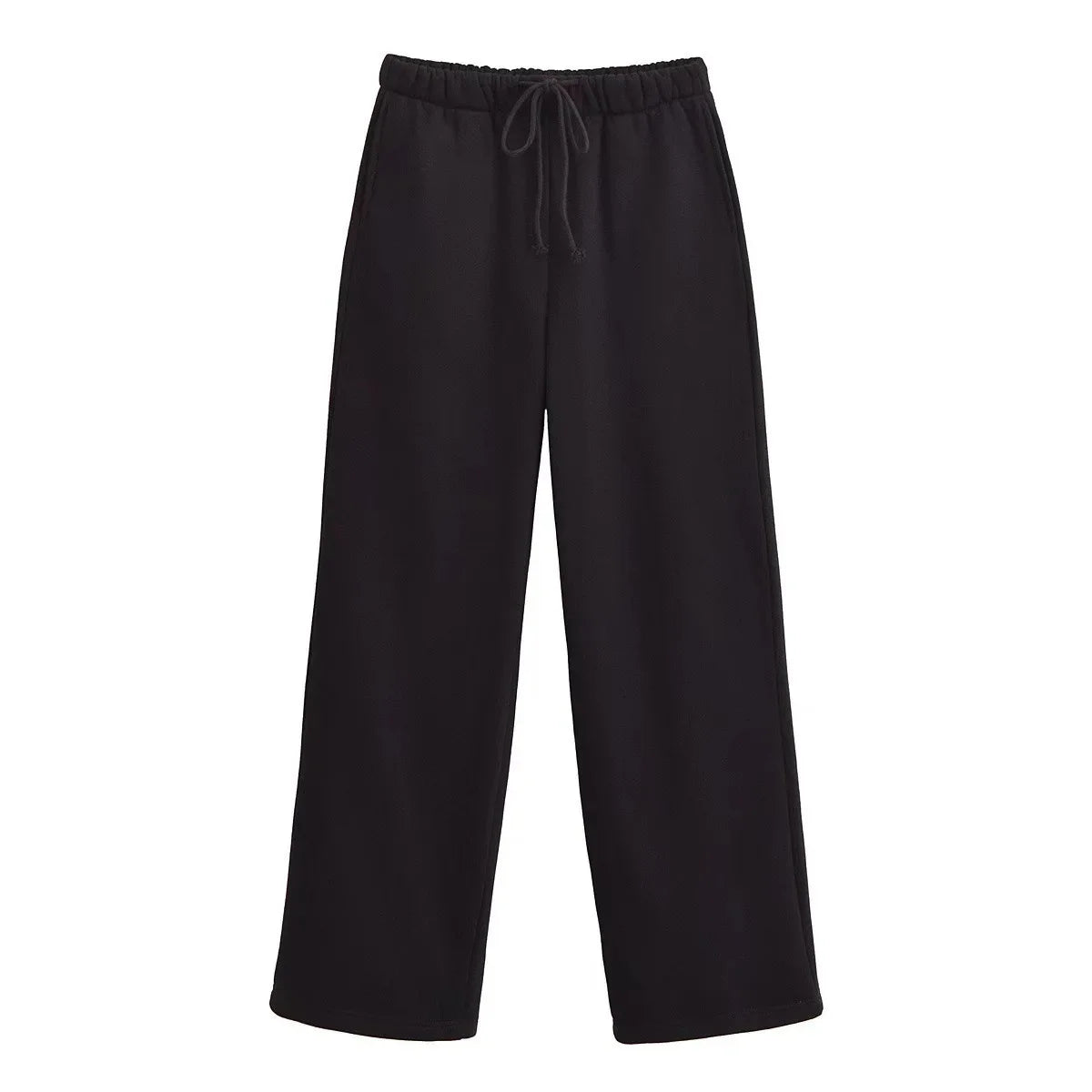 Completo da donna con felpa con cappuccio e cerniera, giacca e pantaloni a gamba dritta, in morbido misto cotone, importato dalla Cina