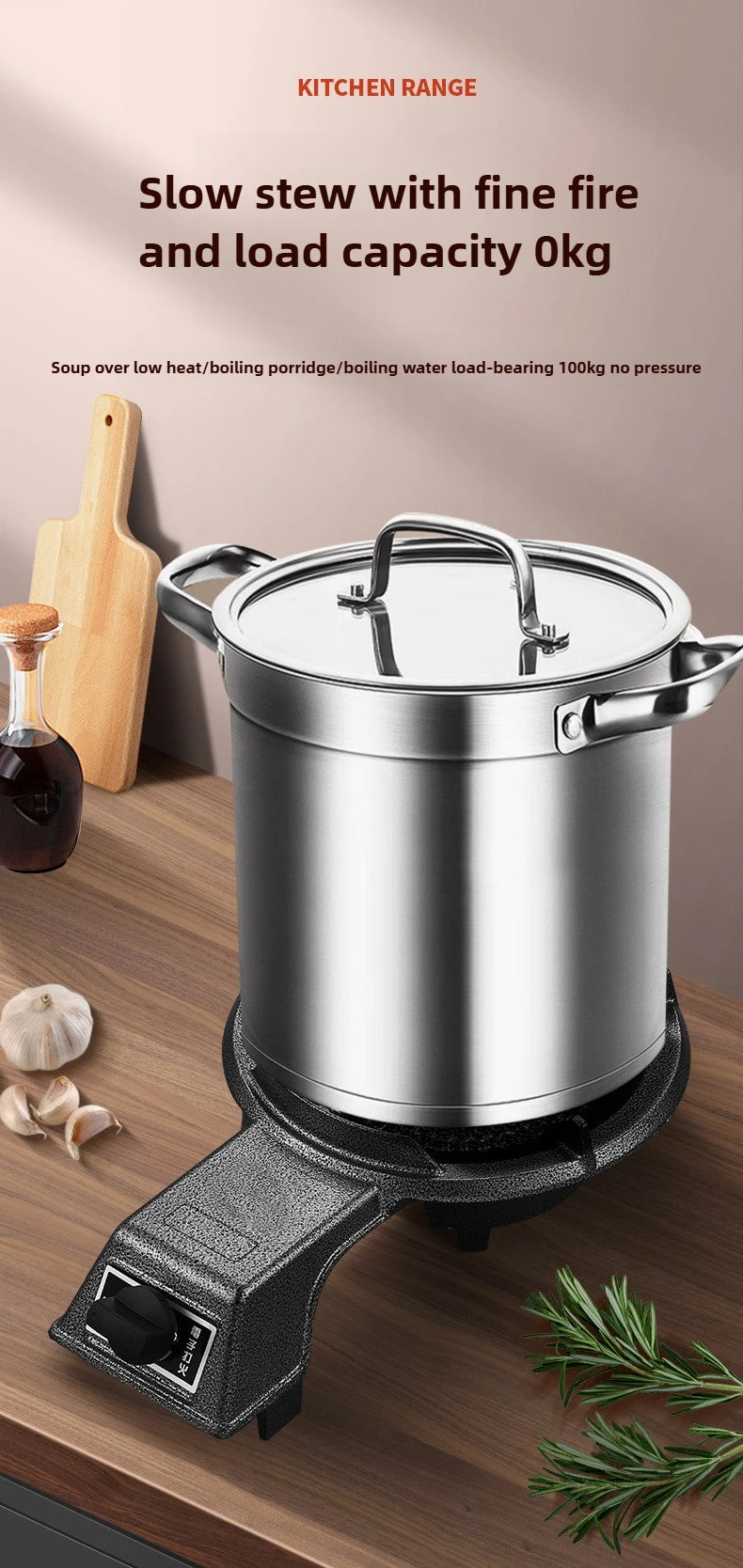 Cucina domestica Energia Fierce Stufa Ristorante commerciale Risparmio energetico Stufa a gas Alta temperatura Stufa singola