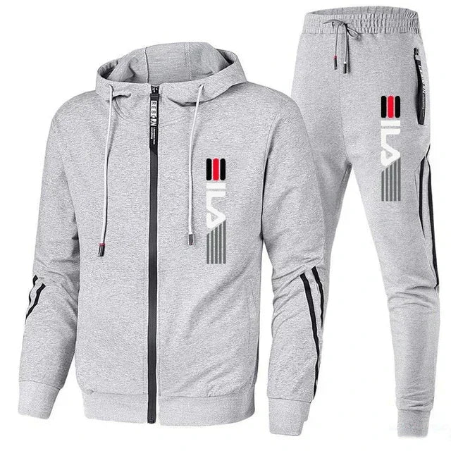 Men's Sportswear Set for Spring and Autumn 2025: Casual Sports Jacket + Sports Pants, Jogging Fashion and Stylish Sports Suit