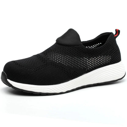 Moda 2024 Stivali da lavoro antinfortunistici da uomo Anti-schiacciamento Anti-perforazione Scarpe da lavoro alte antinfortunistiche Stivali da lavoro indistruttibili da uomo