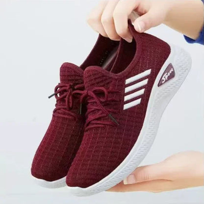 Scarpe da corsa da donna, scarpe da ginnastica per adulti, scarpe a rete, scarpe da ginnastica comode e morbide da donna, scarpe casual traspiranti