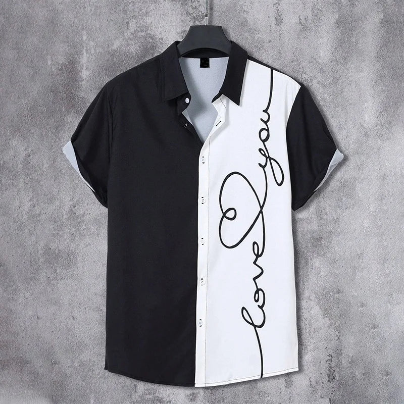Camicia estiva con stampa floreale 3D graffiti, moda casual, business, camicia hawaiana, uomo, donna, camicia con bottoni, Ropa De Hombre