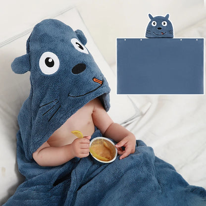 Asciugamani per neonati, accappatoio assorbente da doccia, asciugamano con cappuccio, accappatoio da bagno per bambini, poncho per bambini, articoli per neonati, coperte, fasce per neonati