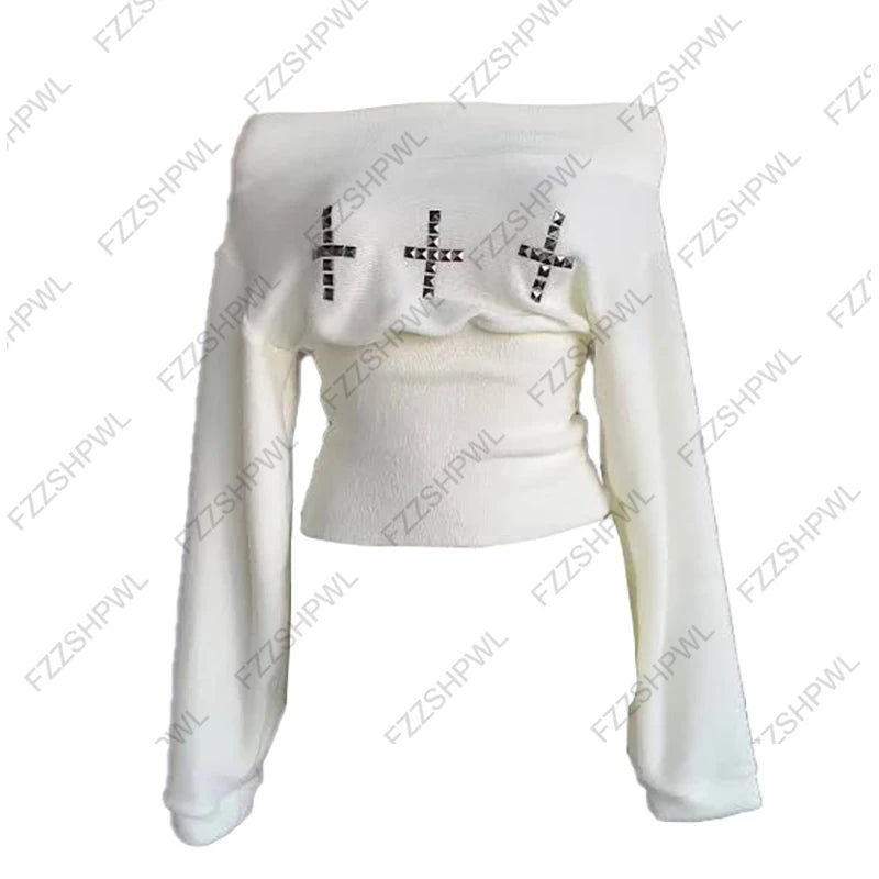 Dark style Hip Hop Harajuku Rivet design Y2K Shorts Rock Gothic Fashion Crop Shorts Vintage Chic Hot pants Streetwear Punk Pants
