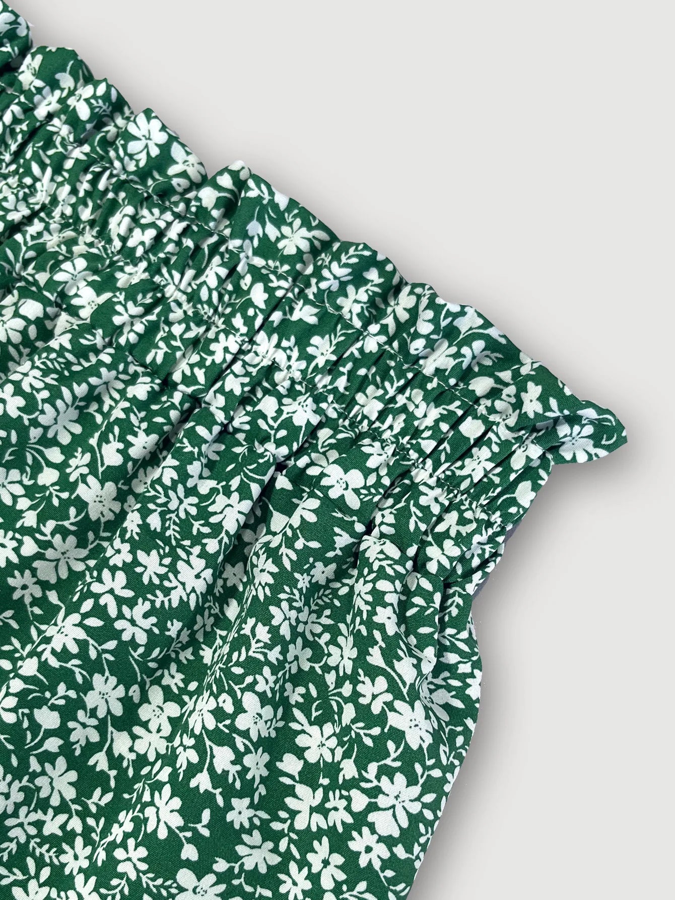 Women's Summer Floral Midi Skirt A-Line Half Skirt with Elastic Waistband Elegant and Flowy