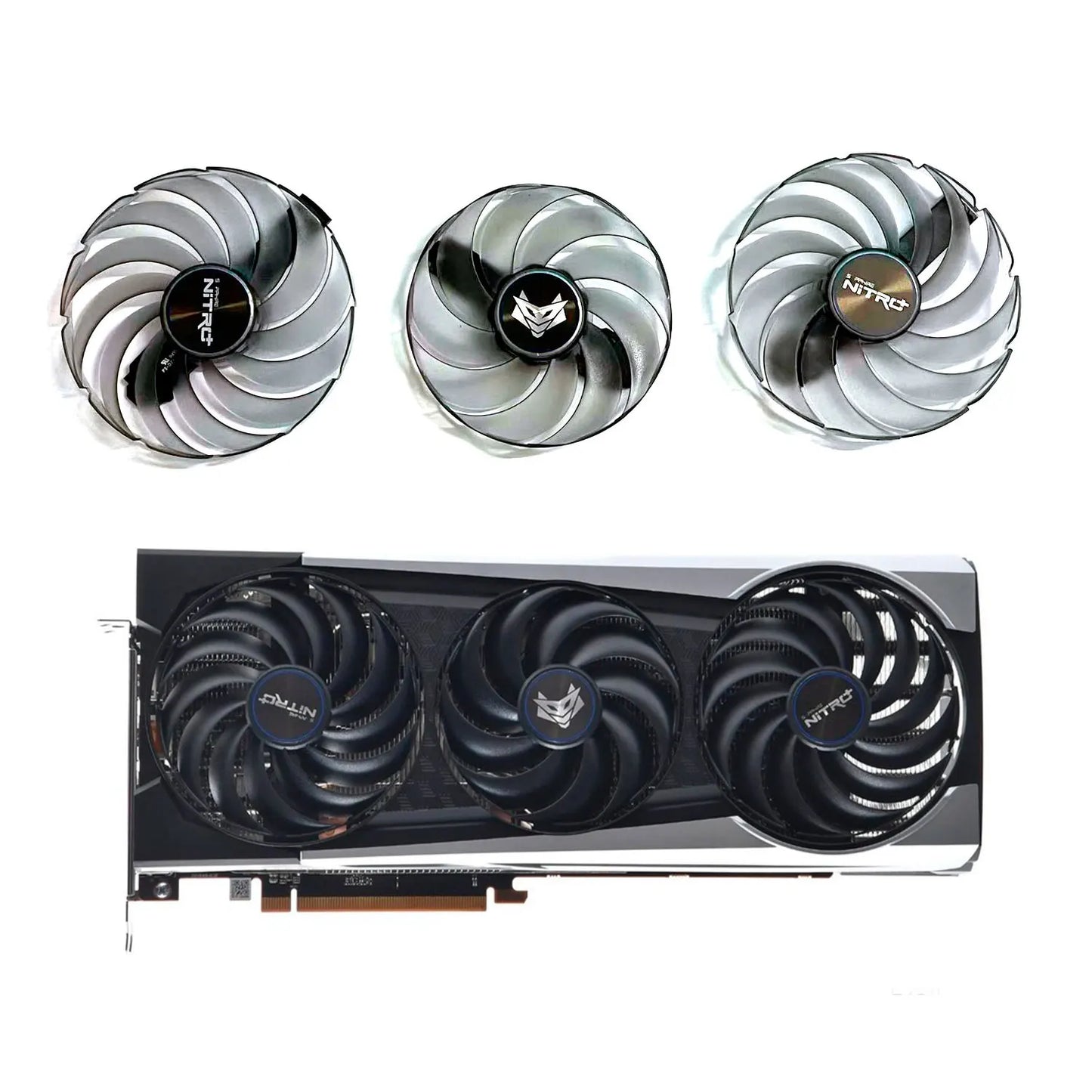 Nuova ventola di raffreddamento a LED FDC10U12D9-C FDC10H12D9-C compatibile con le schede grafiche Sapphire NITRO+ AMD Radeon RX 6700 6800 6900 XT