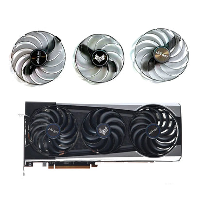 Nuova ventola di raffreddamento a LED FDC10U12D9-C FDC10H12D9-C compatibile con le schede grafiche Sapphire NITRO+ AMD Radeon RX 6700 6800 6900 XT