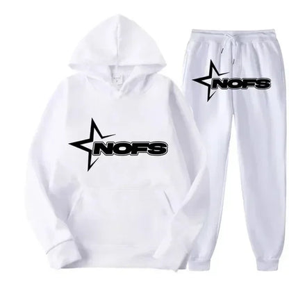 2025 uomo e donna della stessa tendenza moda felpa con cappuccio completo casual due pezzi giacca pantaloni marchio di moda stampa logo taglie S-3XL