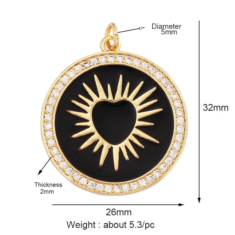 Ciondolo con espressione di gioia e pianto, "Amore, chiamami", in colore oro, forniture per la creazione di gioielli, collane e bracciali L92