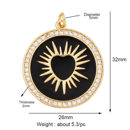 Ciondolo con espressione di gioia e pianto, "Amore, chiamami", in colore oro, forniture per la creazione di gioielli, collane e bracciali L92