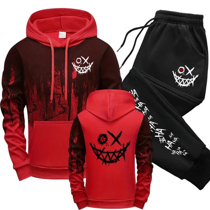 Completo sportivo casual da uomo autunno/inverno 2025, felpa con cappuccio, abbigliamento sportivo da uomo, felpa con cappuccio e pantaloni della tuta