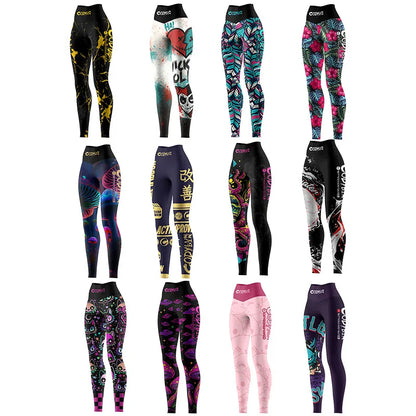 Cody Lundin Custom logo Full Compression Printed Sports Gym Pants Women's  Breathable Quick Dry MMA Grappling Jiu jitsu leggings