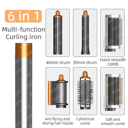 7-in-1 hair dryer set multi-function curling iron hair straightener hot air comb styling set for home salon-like effect