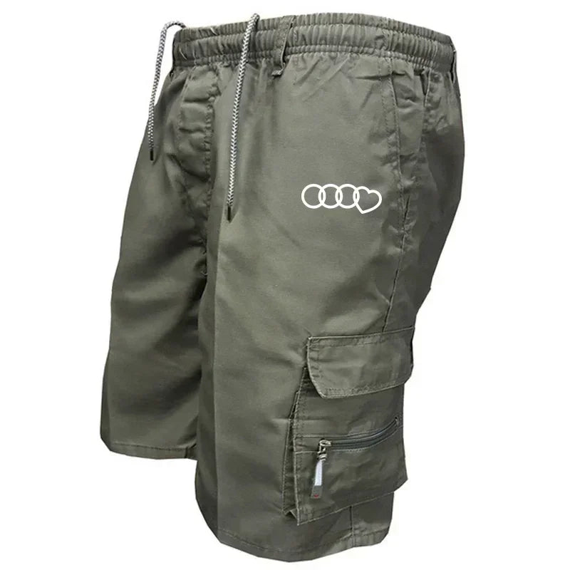 Nuovi pantaloncini cargo da uomo 2024, pantaloncini con multitasche, comodi, alla moda, casual, estivi, per attività all'aperto, abbigliamento sportivo mimetico.