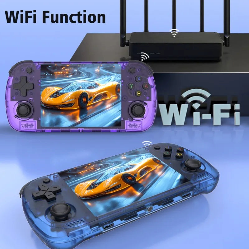 FUNKIDDY Nuova console portatile R36H PRO MAX con schermo IPS da 4,2", Linux RK3326, open source ArKOS 2.0 e oltre 15000 giochi.