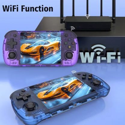 FUNKIDDY Nuova console portatile R36H PRO MAX con schermo IPS da 4,2", Linux RK3326, open source ArKOS 2.0 e oltre 15000 giochi.