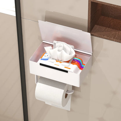 Roll paper holder, wet wipe tissue box, non perforated storage rack, tissue box, tissue holder