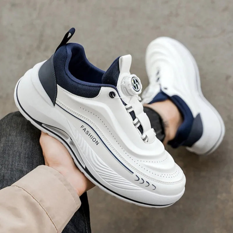 Scarpe da ginnastica da uomo per attività all'aperto, scarpe da corsa elastiche e traspiranti, scarpe casual da uomo versatili e di tendenza per la primavera.