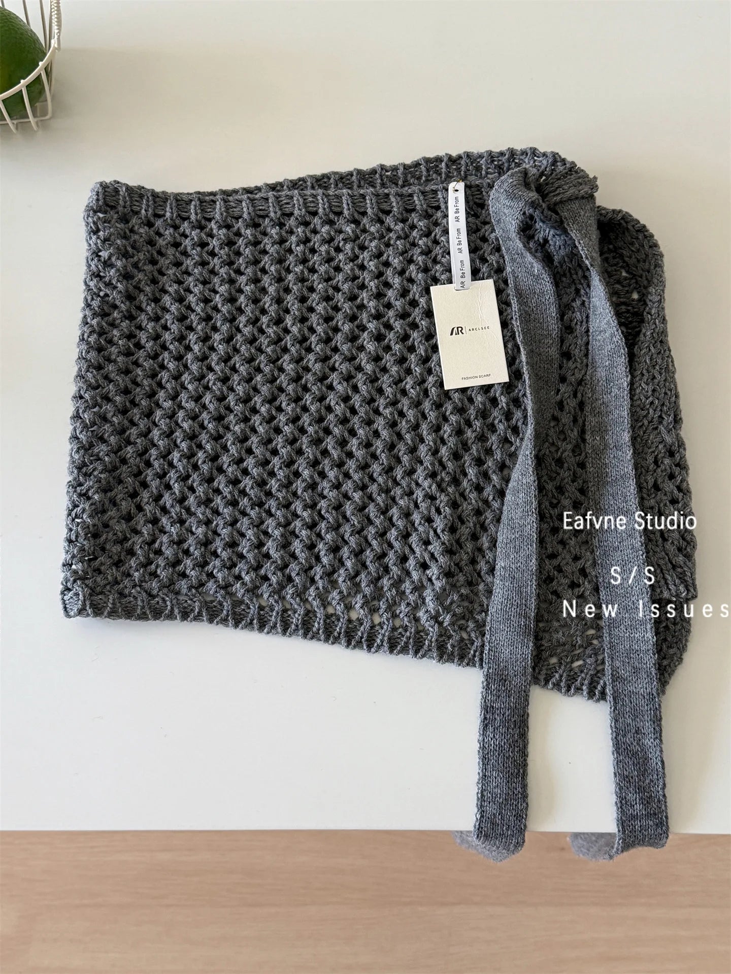 2025 Hollow out Knitted Mini Skirt with Belt Design Covering Hip Women's Layered Fashion Short Skirt Fresh Sweet Style