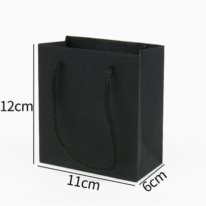 Semplice portagioie per orecchini, anelli, bracciali e collane, in carta grigia e nera, espositore per gioielli, scatola organizer per gioielli.